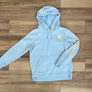 Carhartt pastel blue hoodie